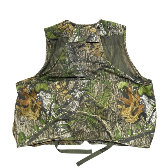Mossy Oak Obsession Turkey Thugs Camo Utility Hunting Vest Mens 2XL - Picture 2 of 10